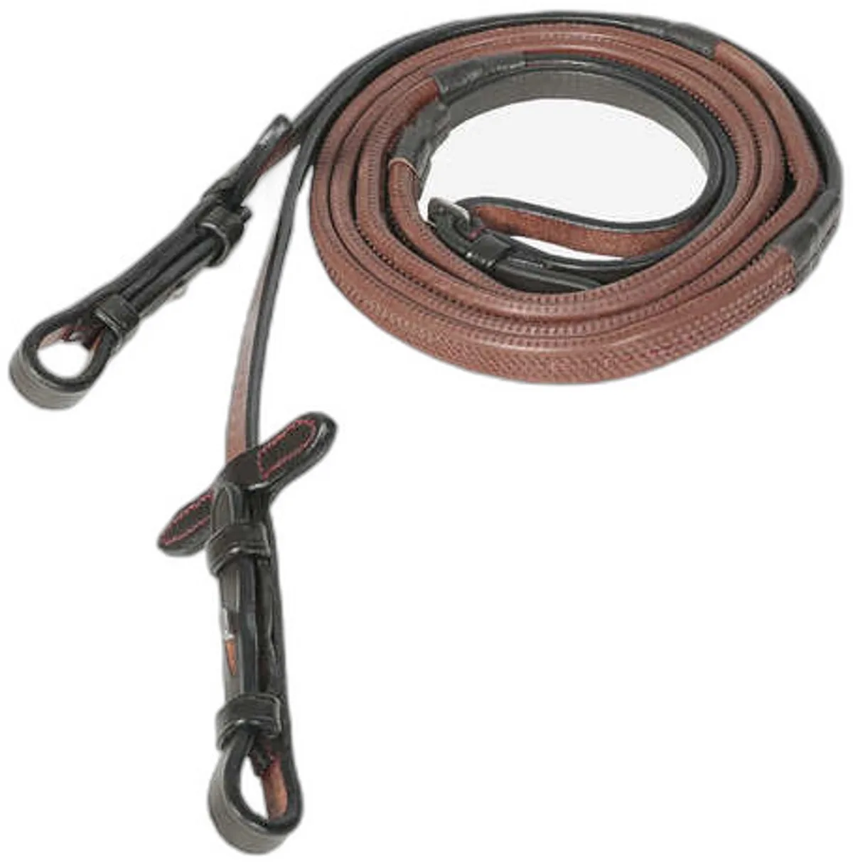 Teugels voor rubberen paarden Horze Fine Prise de Horze en Amberbruin – photo produit