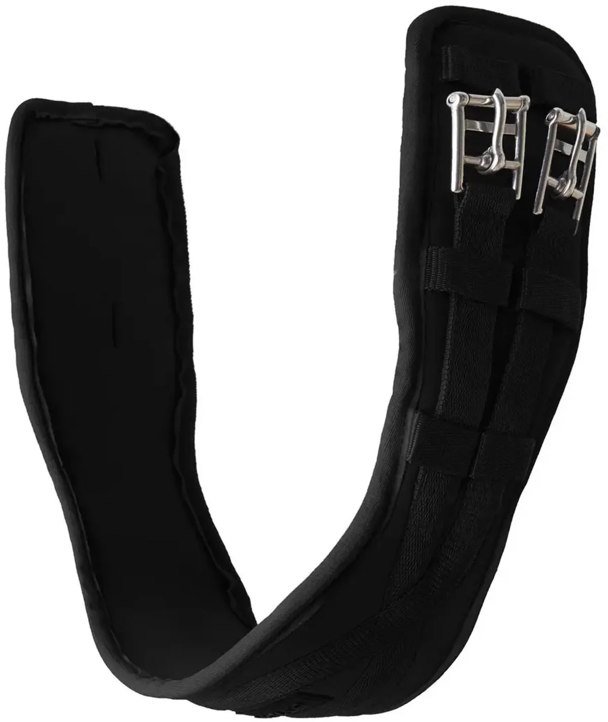 Voorgevormde neopreen singel met elastische band Horze Samara by Horze in Black – product photo