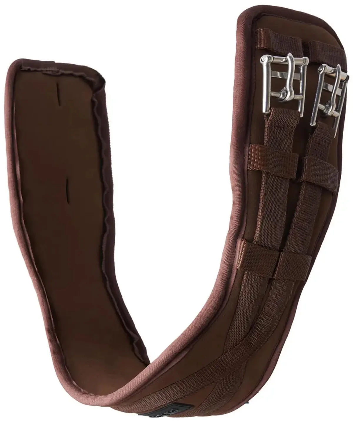 Voorgevormde neopreen singel met elastische band Horze Samara van Horze in Demitasse bruin – productfoto