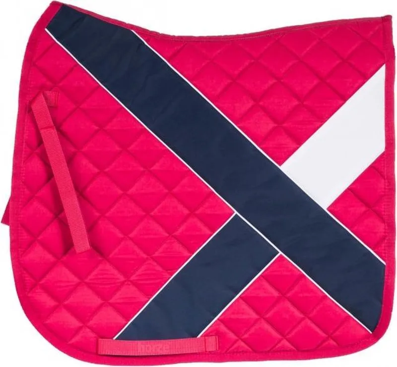 Zadeldek Alina Red Full DR de Horze en Rouge – photo produit