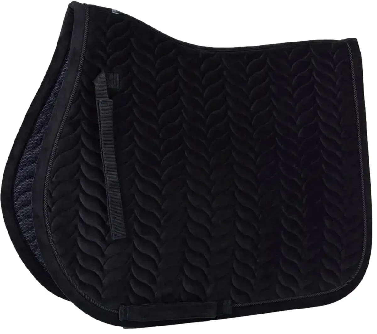 Zadeldoeken Horze Velvet Wave från Horze i Odyssey navy – produktbild