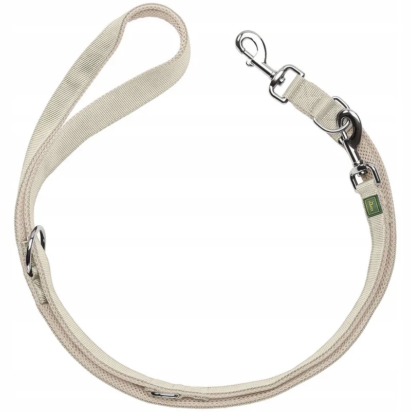Divo Up Verstelbare Hondenriem 15/200 van Hunter in Beige – productfoto