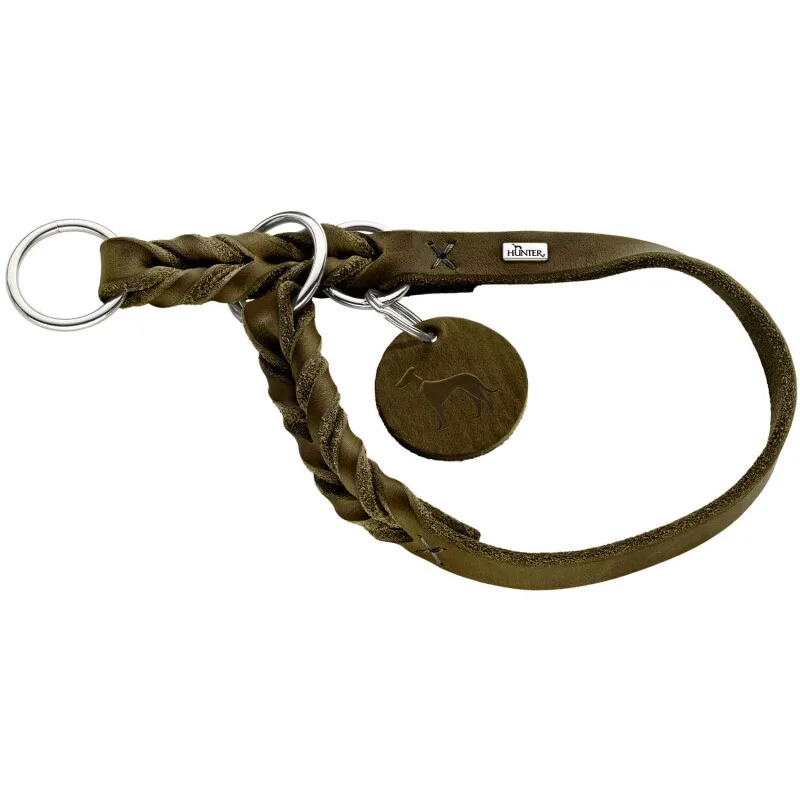 Dressurhalsung Solid Education 45 cm de Hunter en Oliv, Regular – photo produit