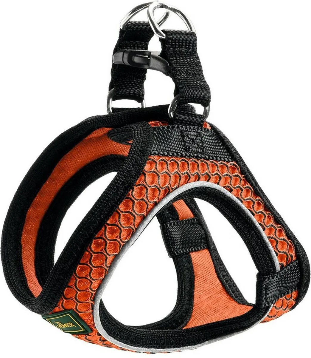 easy step in harnas- Hilo Comfort - S/M (48-55 cm) de Hunter en Orange – photo produit