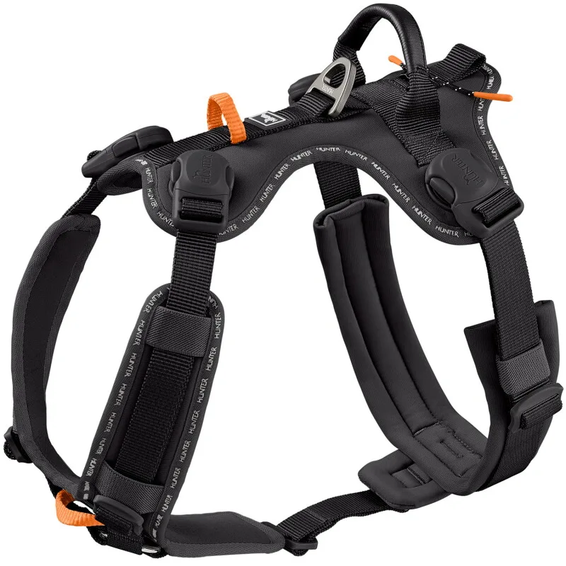Ergonomisches Geschirr ErgoMove Pro™ L by Hunter in Black, Regular – product photo