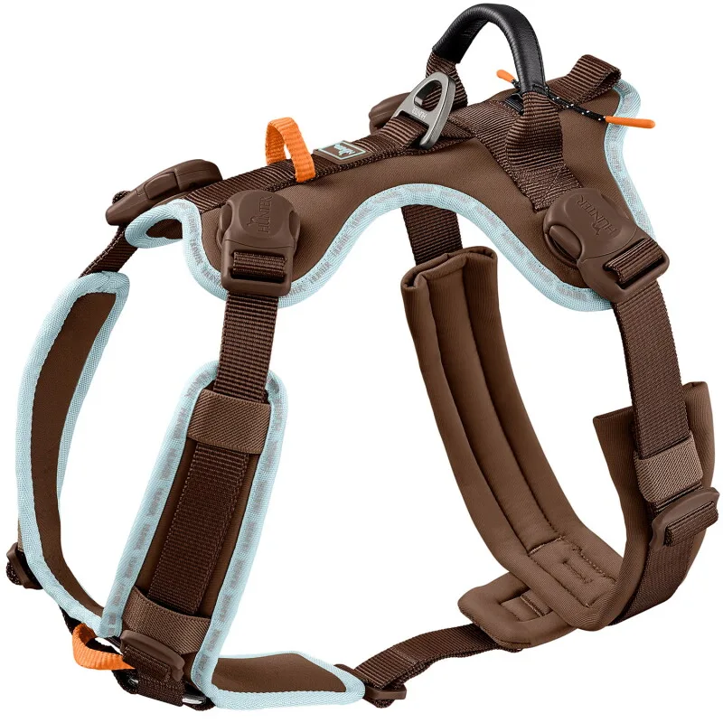 Ergonomisches Geschirr ErgoMove Pro™ S-M van Hunter in Bruin, Regular – productfoto