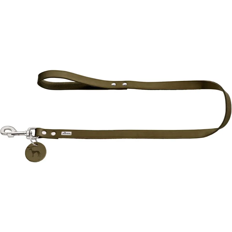 Führleine 1,3 cm, 1,1 m von Hunter in Oliv, Regular – Produktfoto