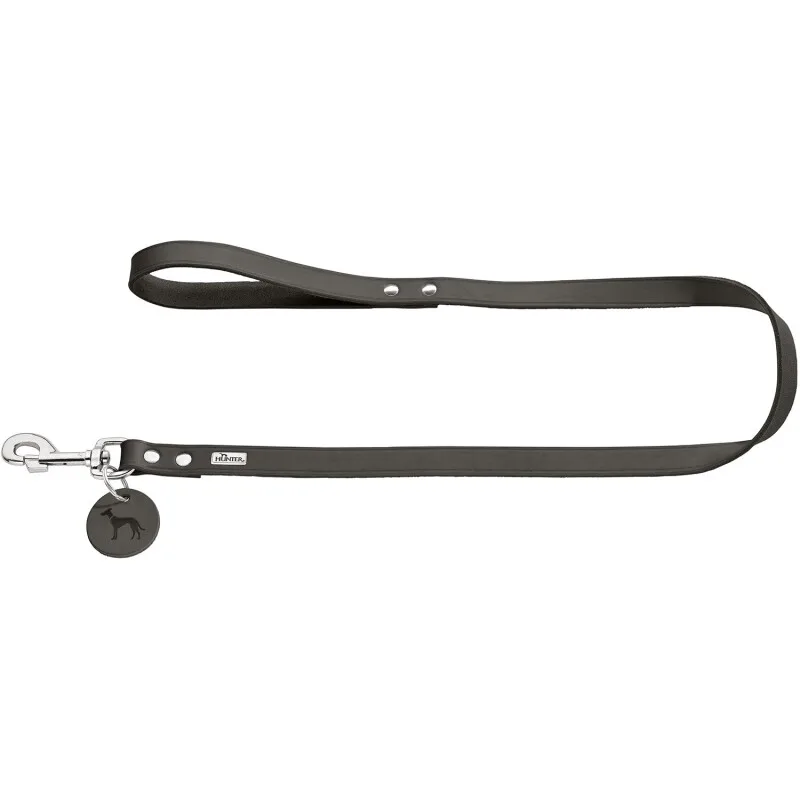 Führleine 1,6 cm, 1 m von Hunter in Grau, Regular – Produktfoto