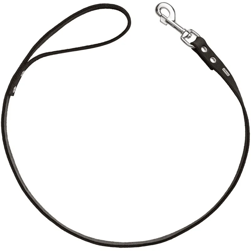 Führleine Grenaa 1,1 m, 13 cm de Hunter en Noir, Regular – photo produit