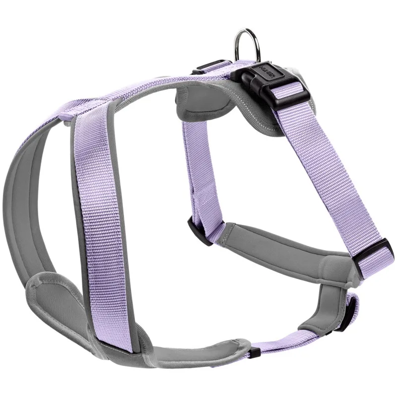 Geschirr Neopren lila/ grau L van Hunter in Paars, Grijs, Regular – productfoto