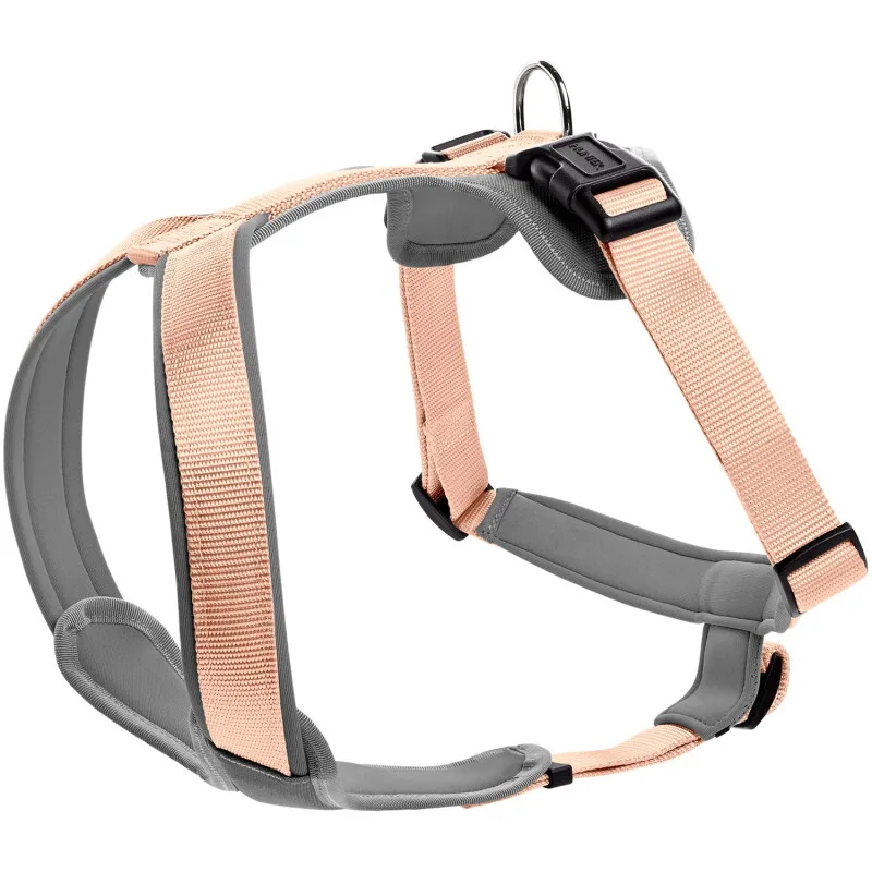 Geschirr Neopren orange/ grau L van Hunter in Oranje, Grijs, Regular – productfoto