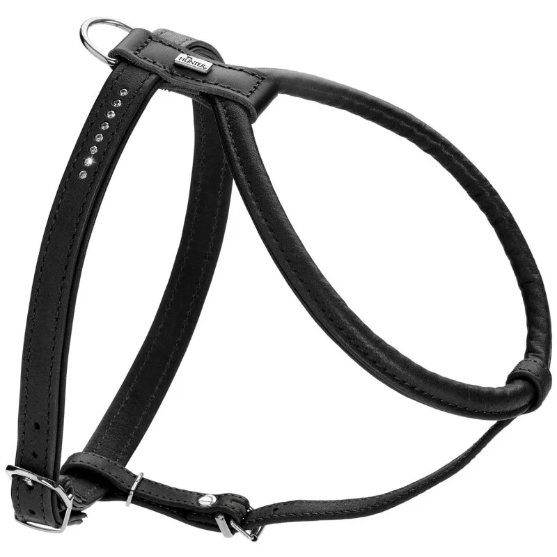 Geschirr Round & Soft Canadian Up S-M by Hunter in Black, Regular – product photo