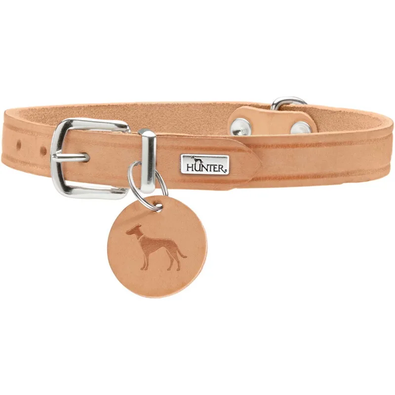 Halsband Aalborg 37 cm by Hunter in Naturfarben, Regular – product photo