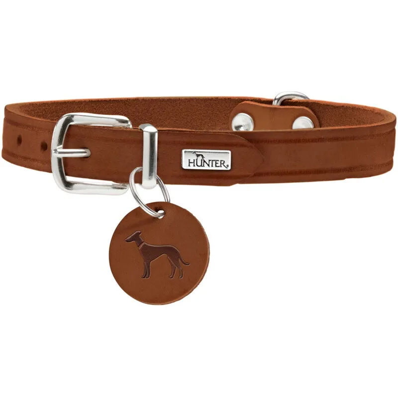 Halsband Aalborg 42 cm von Hunter in Cognac, Regular – Produktfoto