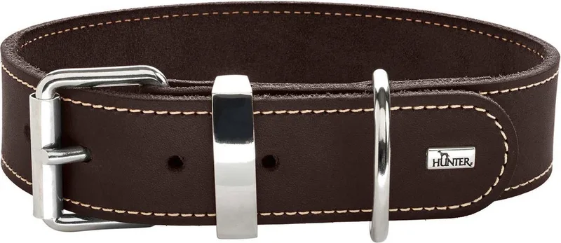 Halsband Aalborg Special Donkerbruin - Hondenhalsband - 50 cm by Hunter in Bekijk productafbeelding – product photo