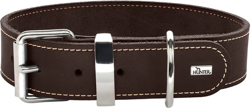 Halsband Aalborg Special - Hondenhalsband - 35 cm von Hunter in Donkerbruin – Produktfoto