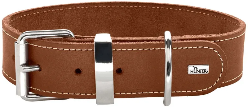 Halsband Aalborg Special - Hondenhalsband - 60 cm by Hunter in Cognac – product photo