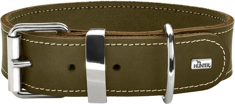 Halsband Aalborg Special - Hondenhalsband - 60 cm de Hunter en Olijfgroen – photo produit