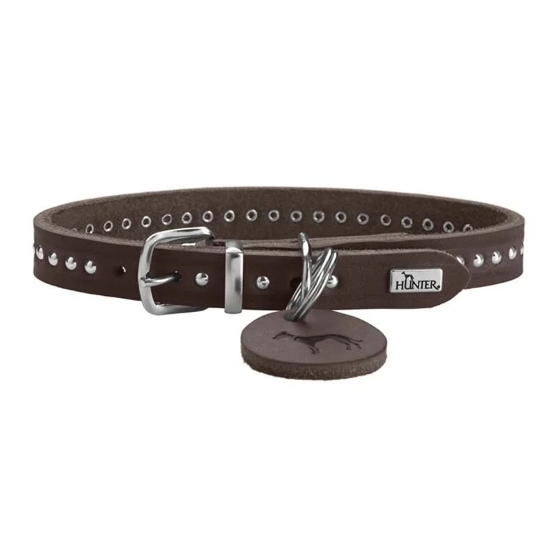 Halsband Aalborg Style 42 cm de Hunter en Dunkelbraun, Regular – photo produit