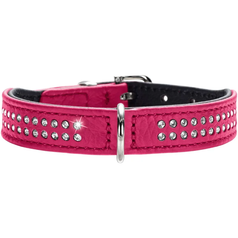 Halsband Diamond Petit 27 cm by Hunter in Pink, Regular – product photo