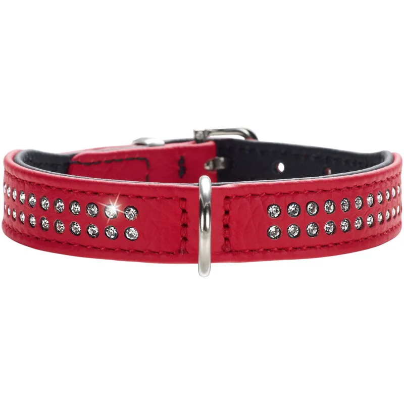 Halsband Diamond Petit rot/ schwarz 42 cm de Hunter en Rouge, Noir, Regular – photo produit