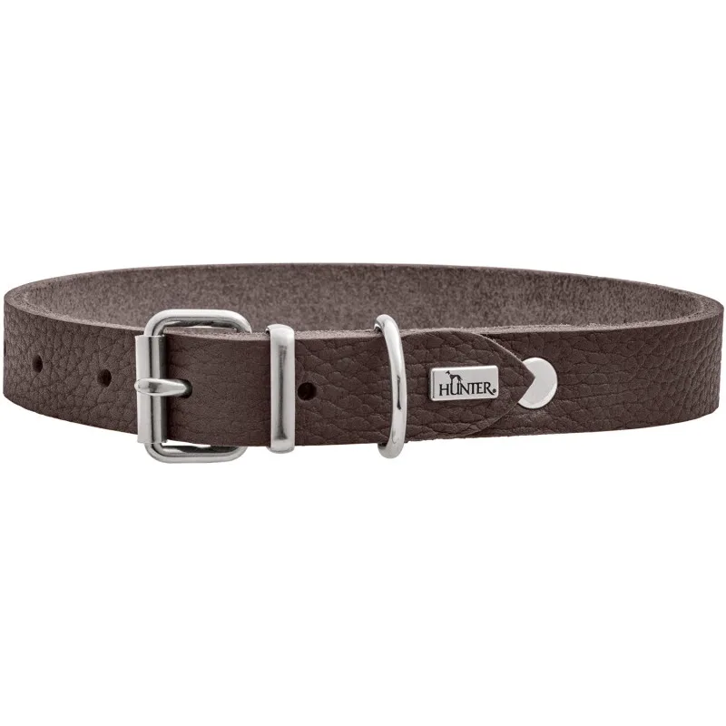 Halsband Grenaa S-M van Hunter in Dunkelbraun, Regular – productfoto