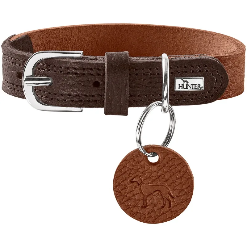 Halsband Karlby 50 cm van Hunter in Cognac, Regular – productfoto