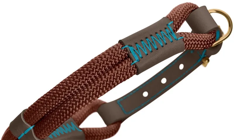 Halsband Malia Chocolade&Donkerbruin - Hondenhalsband - 50 cm de Hunter en Donkerbruin – photo produit