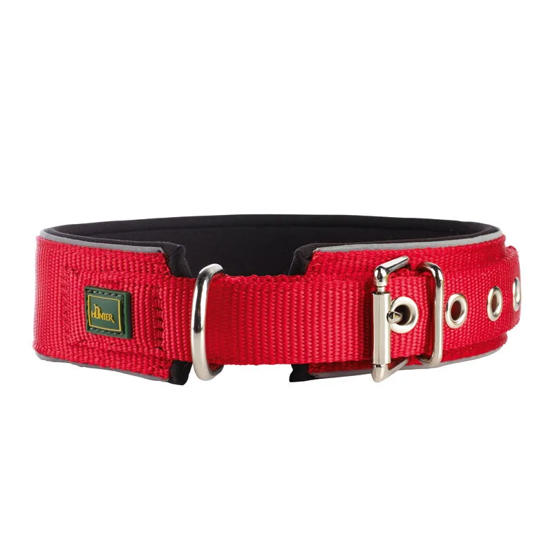 Halsband Neopren Reflect rot/ schwarz 60 cm by Hunter in Red, Black, Regular – product photo