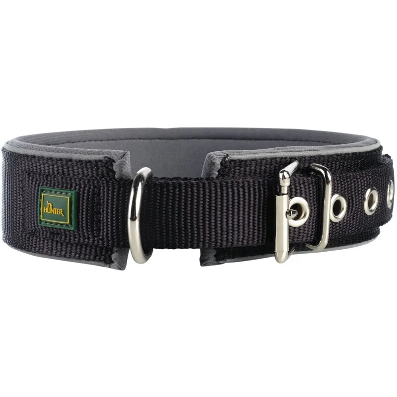 Halsband Neopren Reflect schwarz/ grau 60 cm de Hunter en Noir, Gris, Regular – photo produit