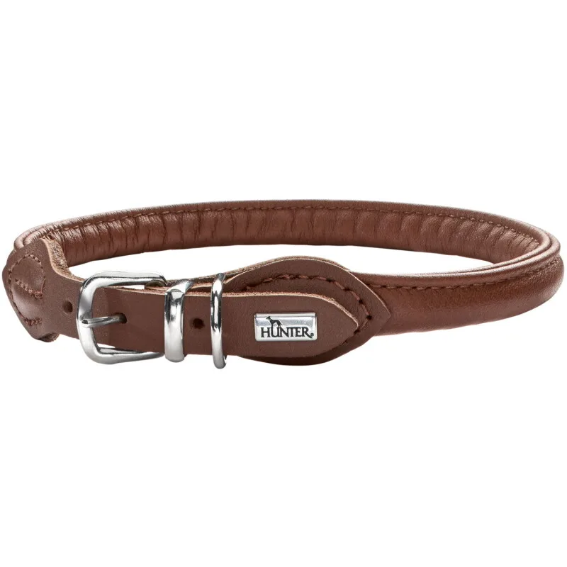 Halsband Round & Soft braun 35 cm by Hunter in Regular – product photo