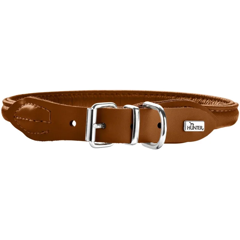 Halsband Round & Soft Elk cognac 55 cm by Hunter in Regular – product photo
