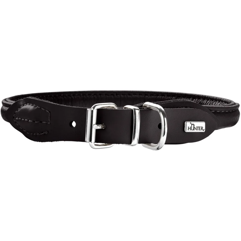 Halsband Round & Soft Elk schwarz 50 cm by Hunter in Regular – product photo