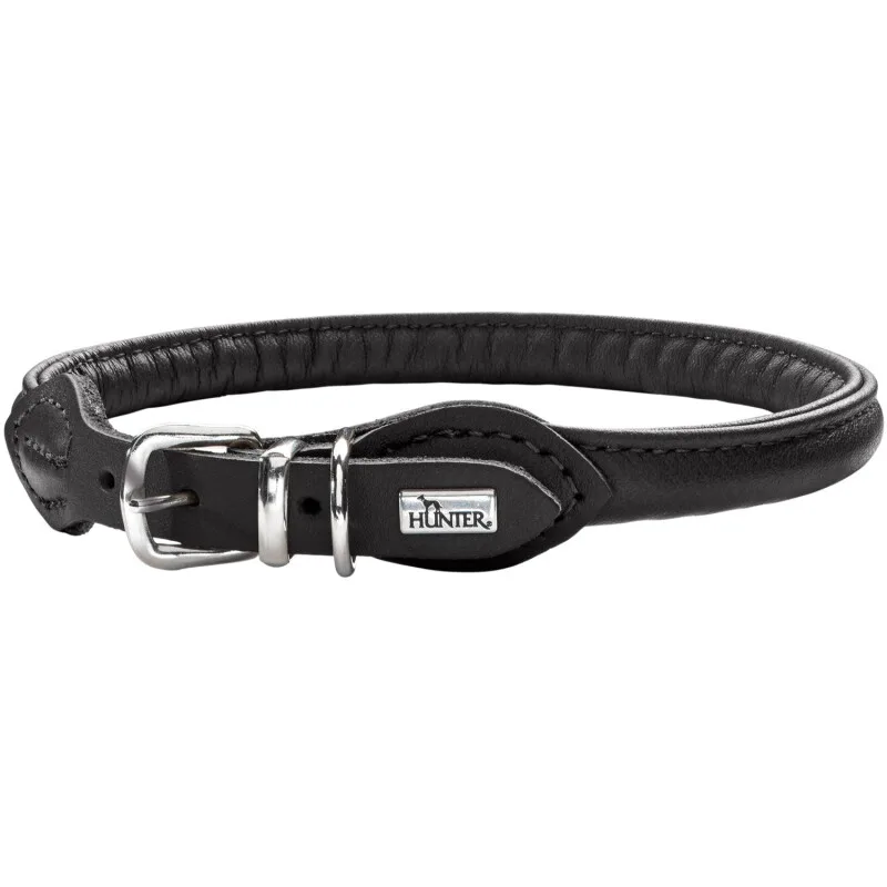 Halsband Round & Soft schwarz 45 cm by Hunter in Regular – product photo