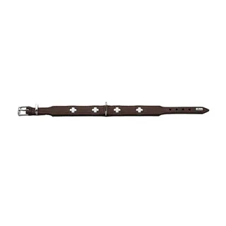 Halsband Swiss Leer Nappa Bruin/Zwart by Hunter – product photo 5 of 5