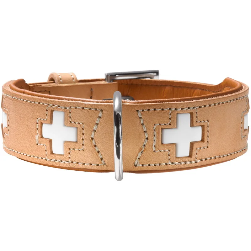 Halsband Swiss natur / beige 32 cm de Hunter en Naturel, Beige, Regular – photo produit