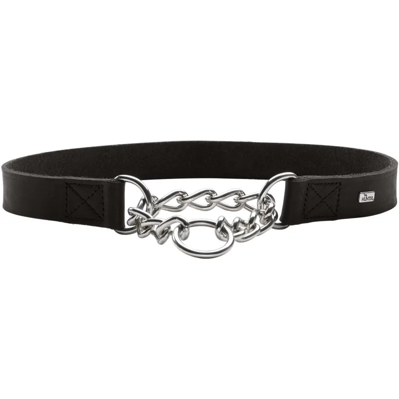 Halsung mit Kette Aalborg schwarz 40 cm von Hunter in Regular – Produktfoto