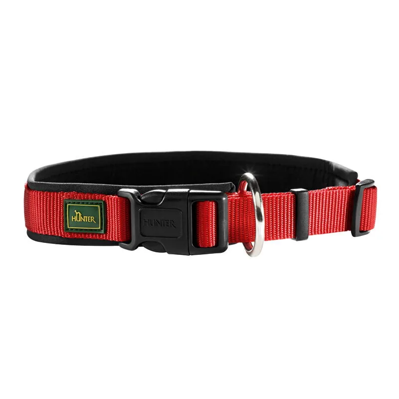 Halsung Neopren Vario Plus rot/ schwarz 60 cm von Hunter in Rot, Schwarz, Regular – Produktfoto