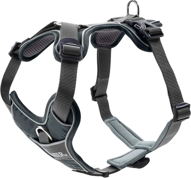 Harnas Divo Grijs&Grijs - Hondentuig - S 45-56 Cm fra Hunter i Bekijk productafbeelding – produktbillede
