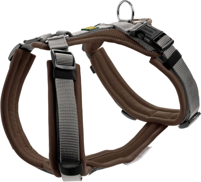 Harnas Maldon Bruin&Grijs - Hondentuig - Xs 34-49 Cm von Hunter in Braun – Produktfoto