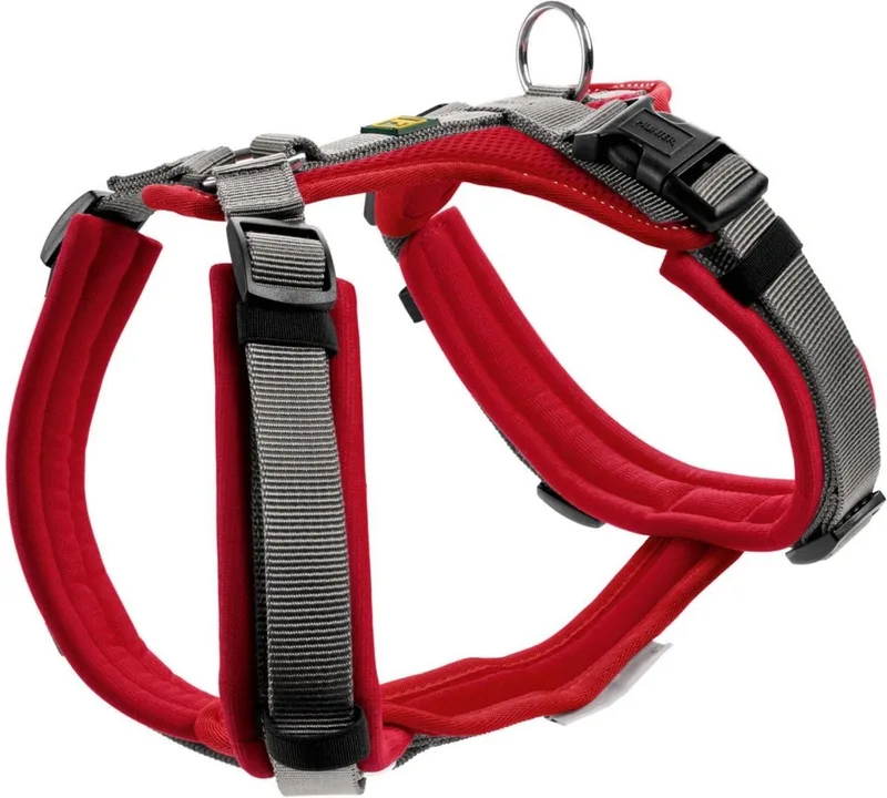Harnas Maldon Rood&Grijs - Hondentuig - 69-105 cm by Hunter in Grey – product photo