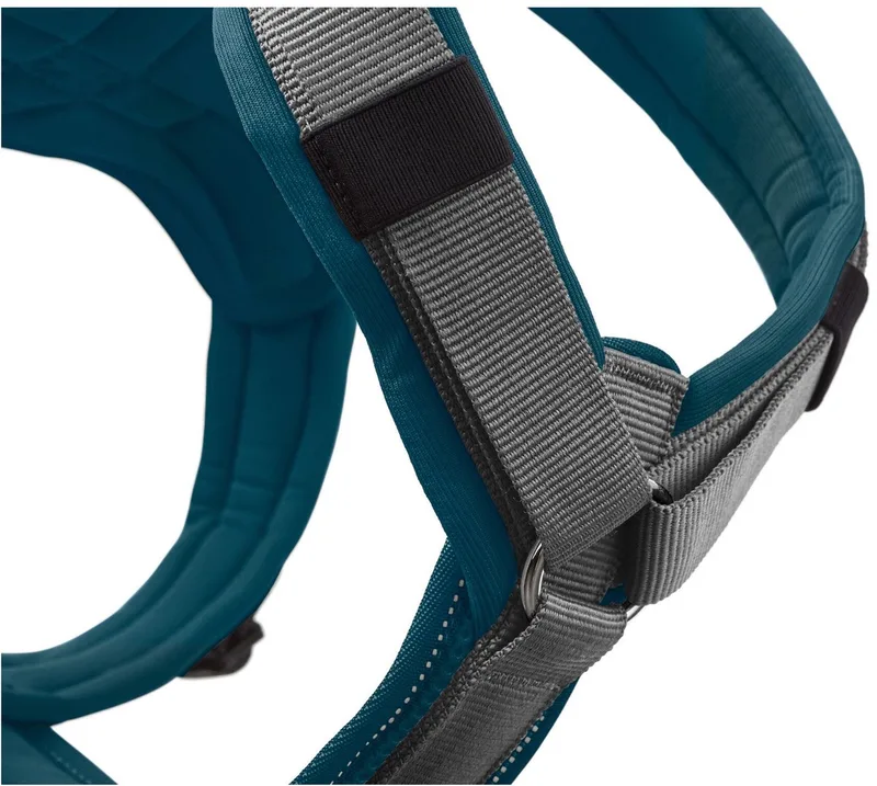 Harnas Maldon Up Petrol&Grijs - Hondentuig - 34-49 cm de Hunter en Petrol – photo produit