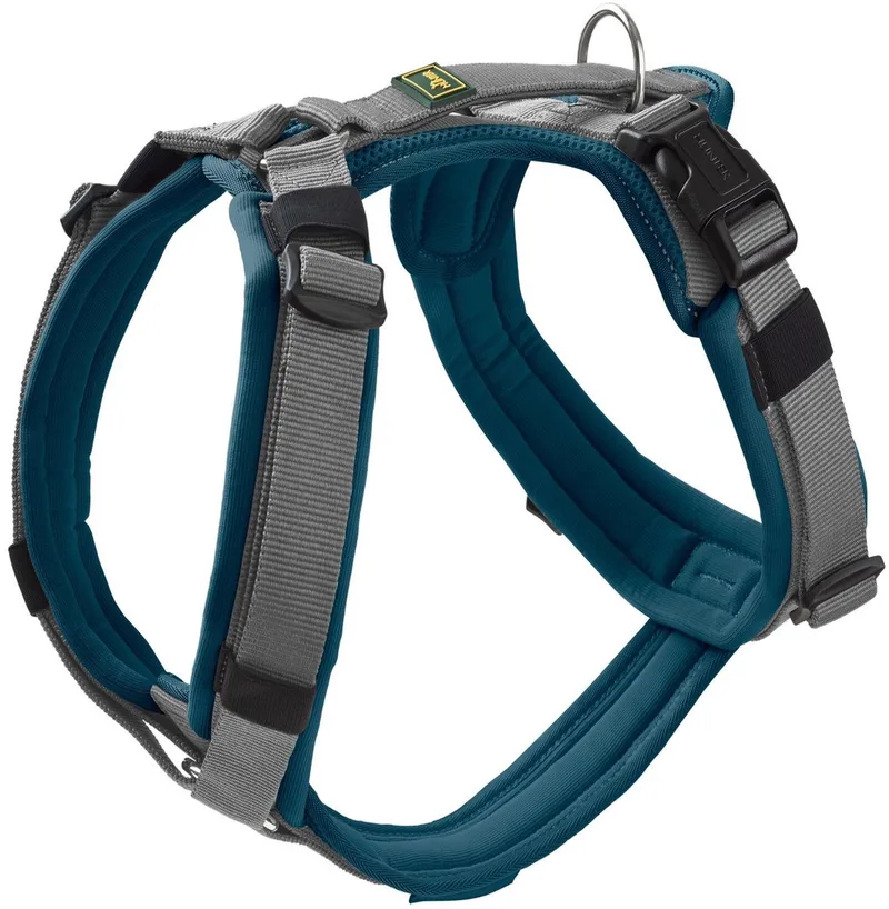 Harnas Maldon Up Petrol&Grijs - Hondentuig - 47-69 cm by Hunter – product photo