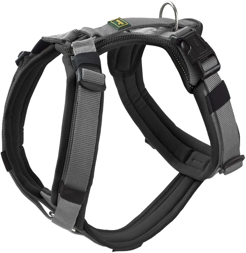 Harnas Maldon Up Zwart&Grijs - Hondentuig - 69-105 cm by Hunter – product photo