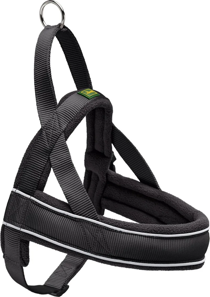 Harnas Norweger Racing Nylon - Small - 42-53x2.0x2 cm - Zwart/Zwart by Hunter in Black – product photo 1 of 2