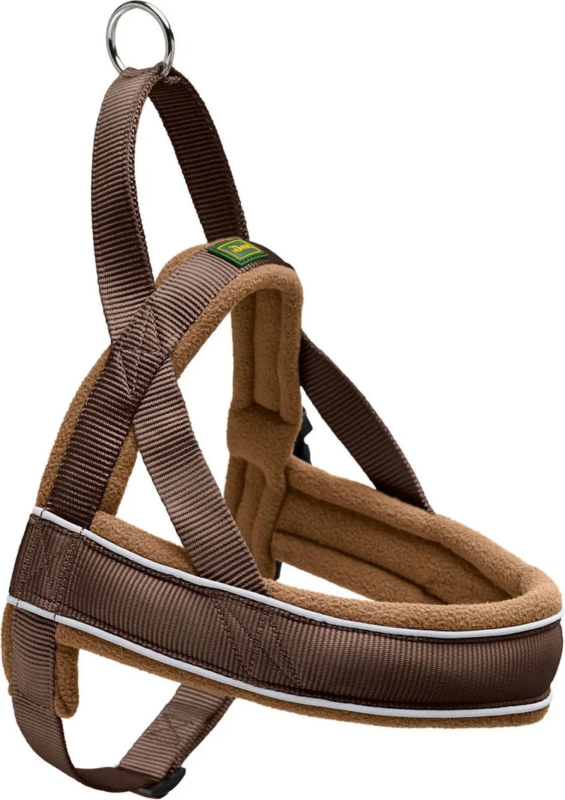 Harnas Norweger Racing Nylon XL - 65-80x2.5x3.8 cm - Cognac de Hunter en Marron – photo produit