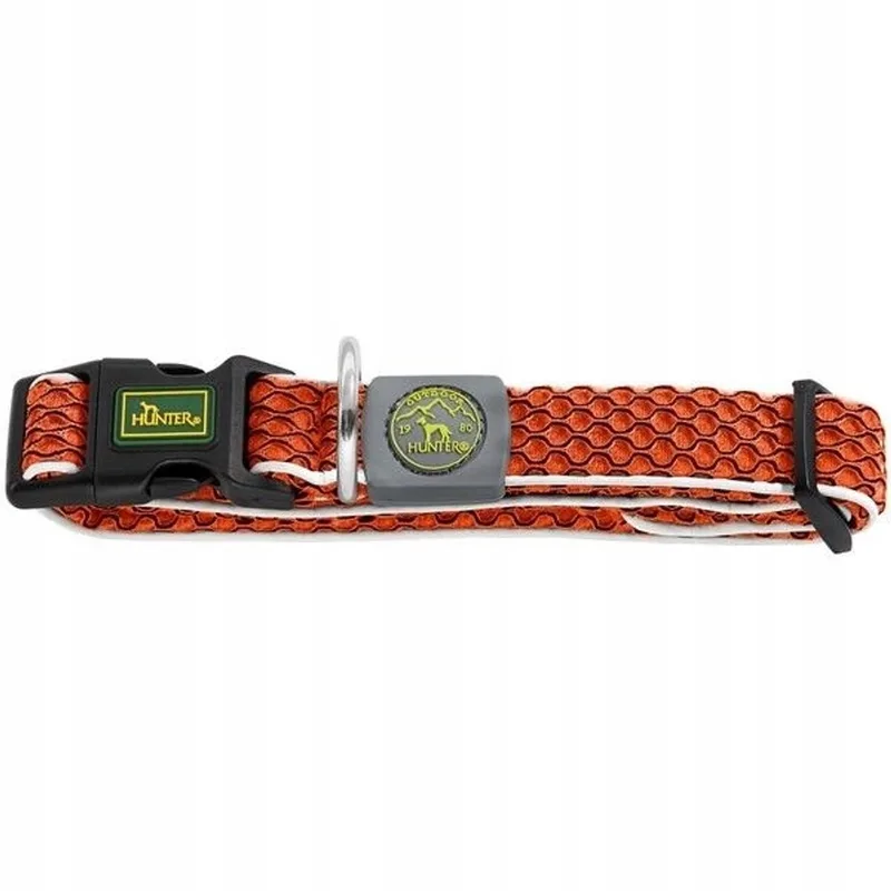 Hilo Vario Basic Hondenhalsband Oranje - Veilig & Comfortabel de Hunter – photo produit