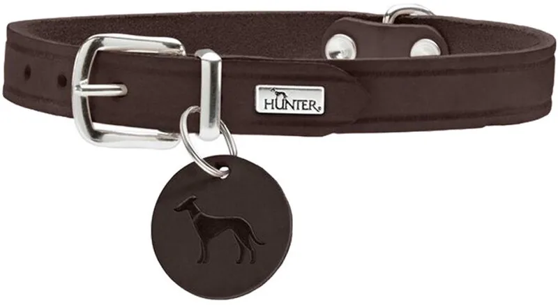 Hondenhalsband Aalborg Maat 52: 38-47 cm by Hunter in Brown – product photo