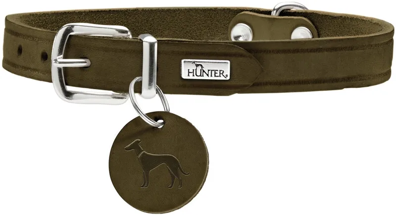 Hondenhalsband Aalborg Olijf Maat 32: 24-29 cm by Hunter – product photo