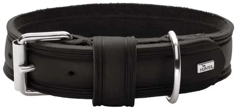 Hondenhalsband Aalborg Rustica Maat 55 von Hunter in Schwarz – Produktfoto